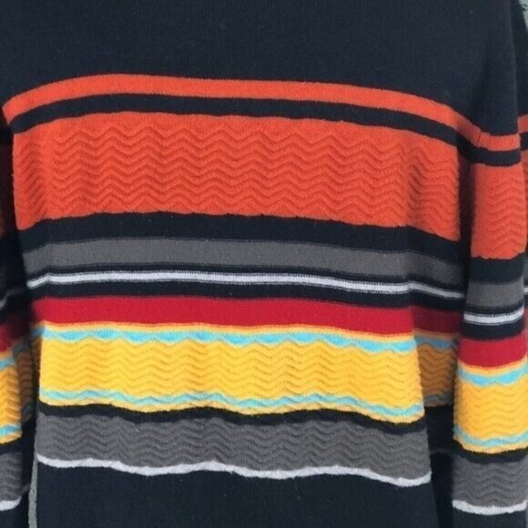 Soul Star England Striped Crew Neck Long Sleeve Sweater - Picture 5 of 10